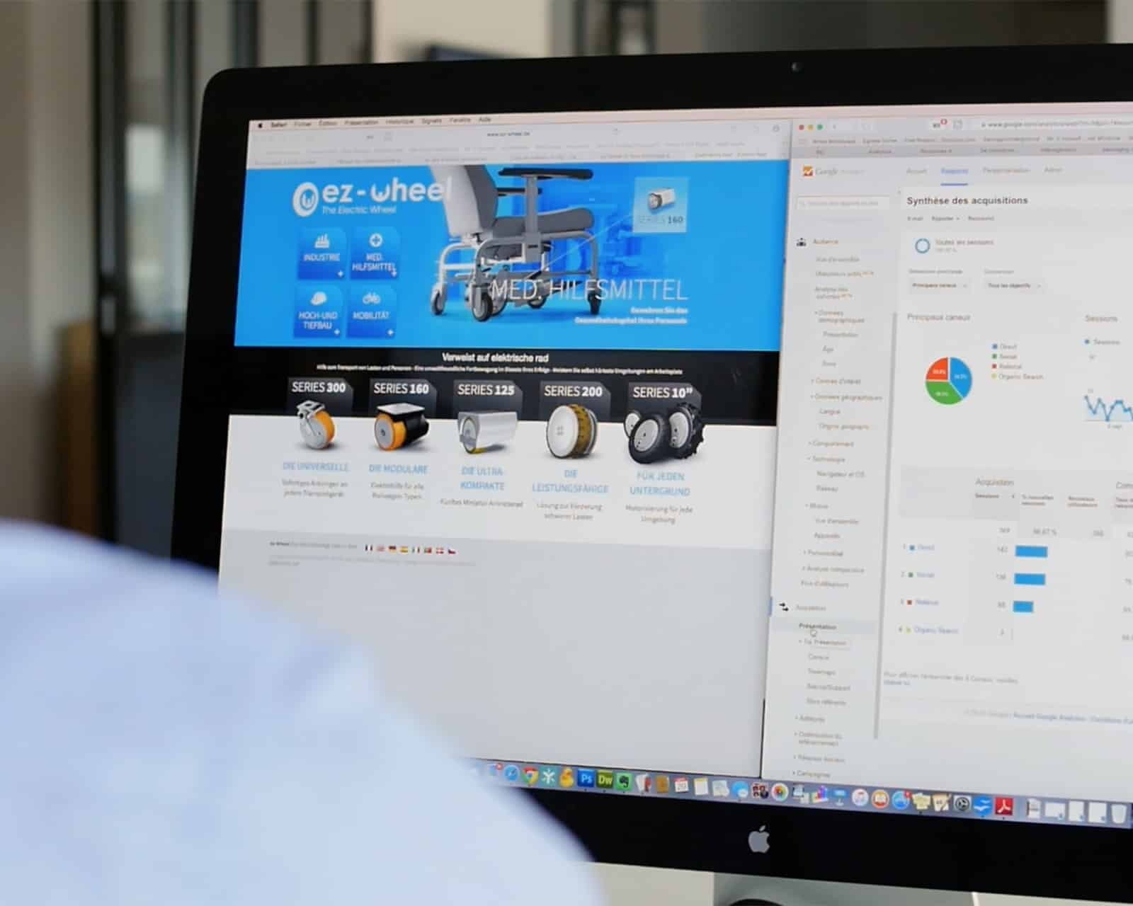 Ecran statistique web