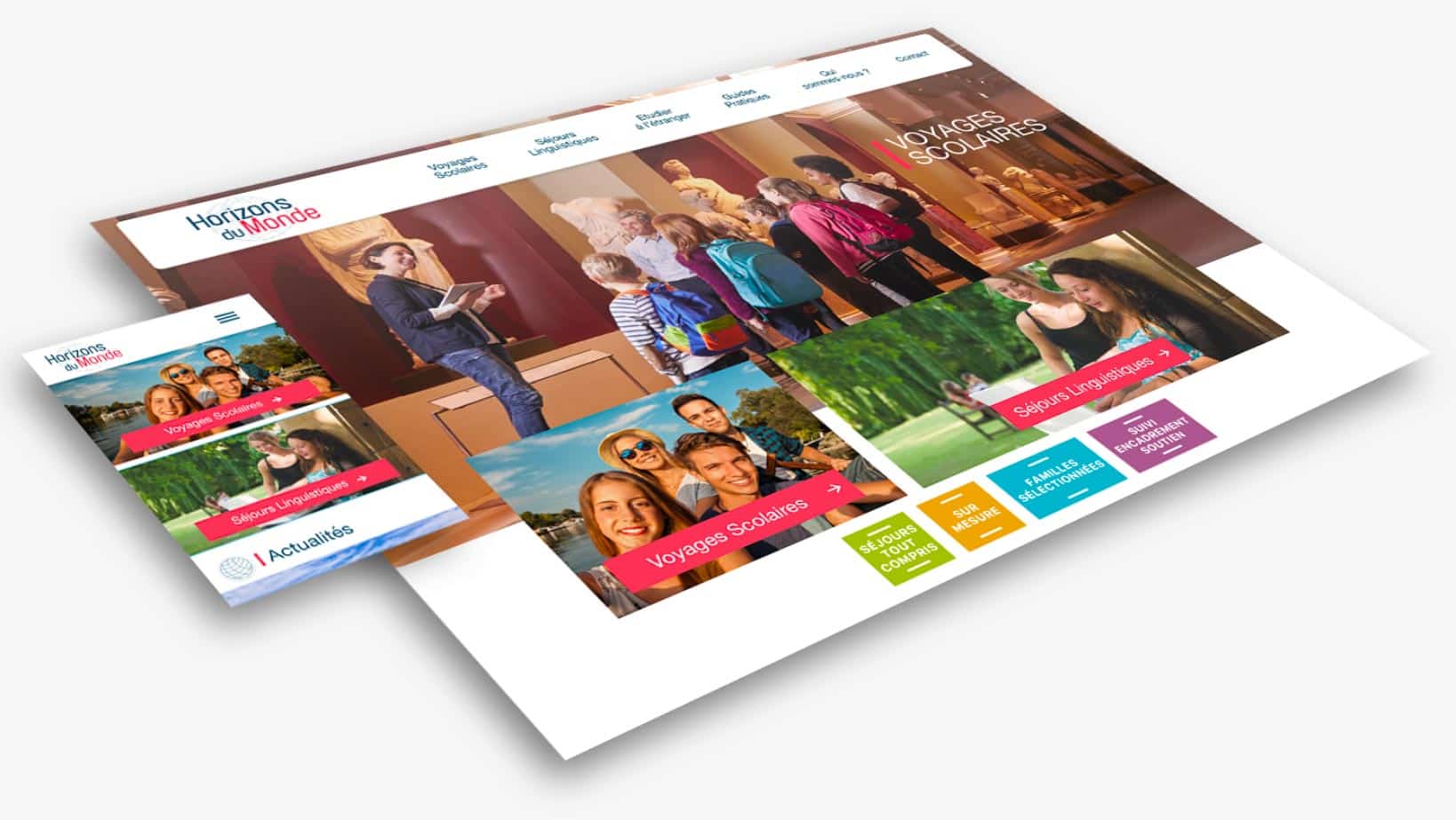 Realisation Site internet Horizon du monde