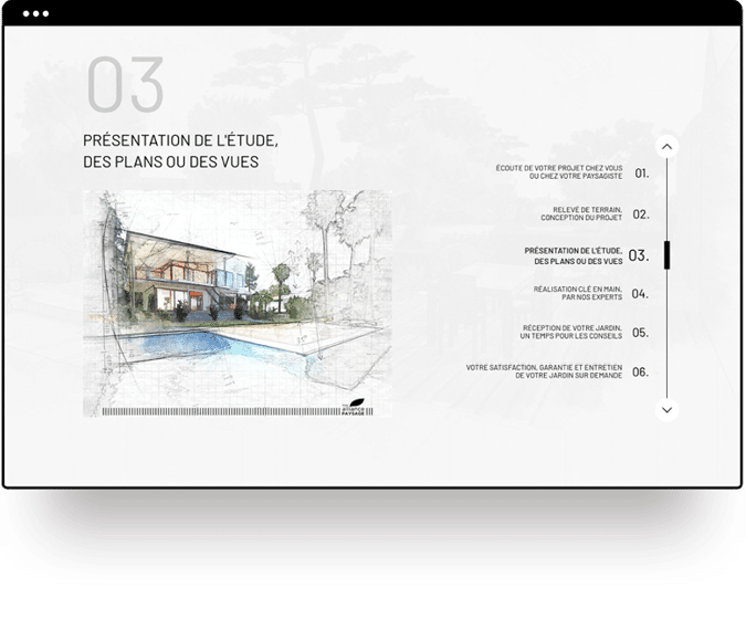 Realisation Site internet alliance paysage