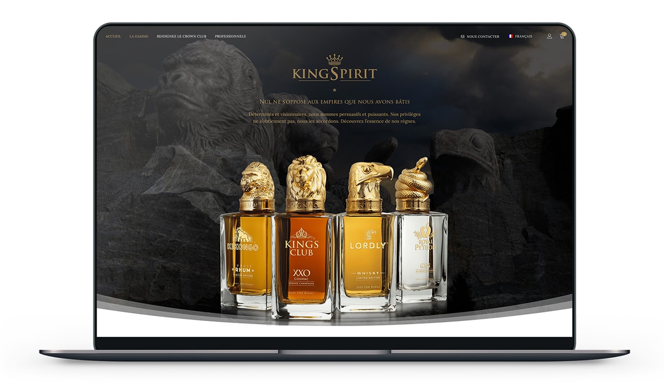 mockup site kingspirit